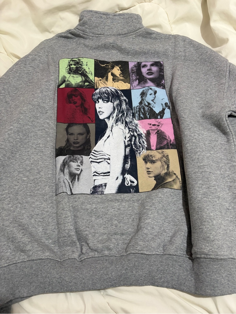 Taylor Swift The Eras Tour Grey Quarter Zip